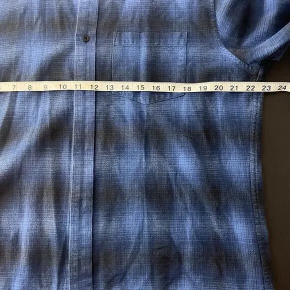 Pendleton shirt Mason Plaid L cotton Shirt Button Down Long Sleeve Blue - Picture 6 of 7